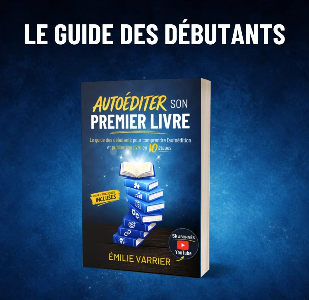 visuel 3D du livre d'Emilie VARRIER : autoéditer son premier livre